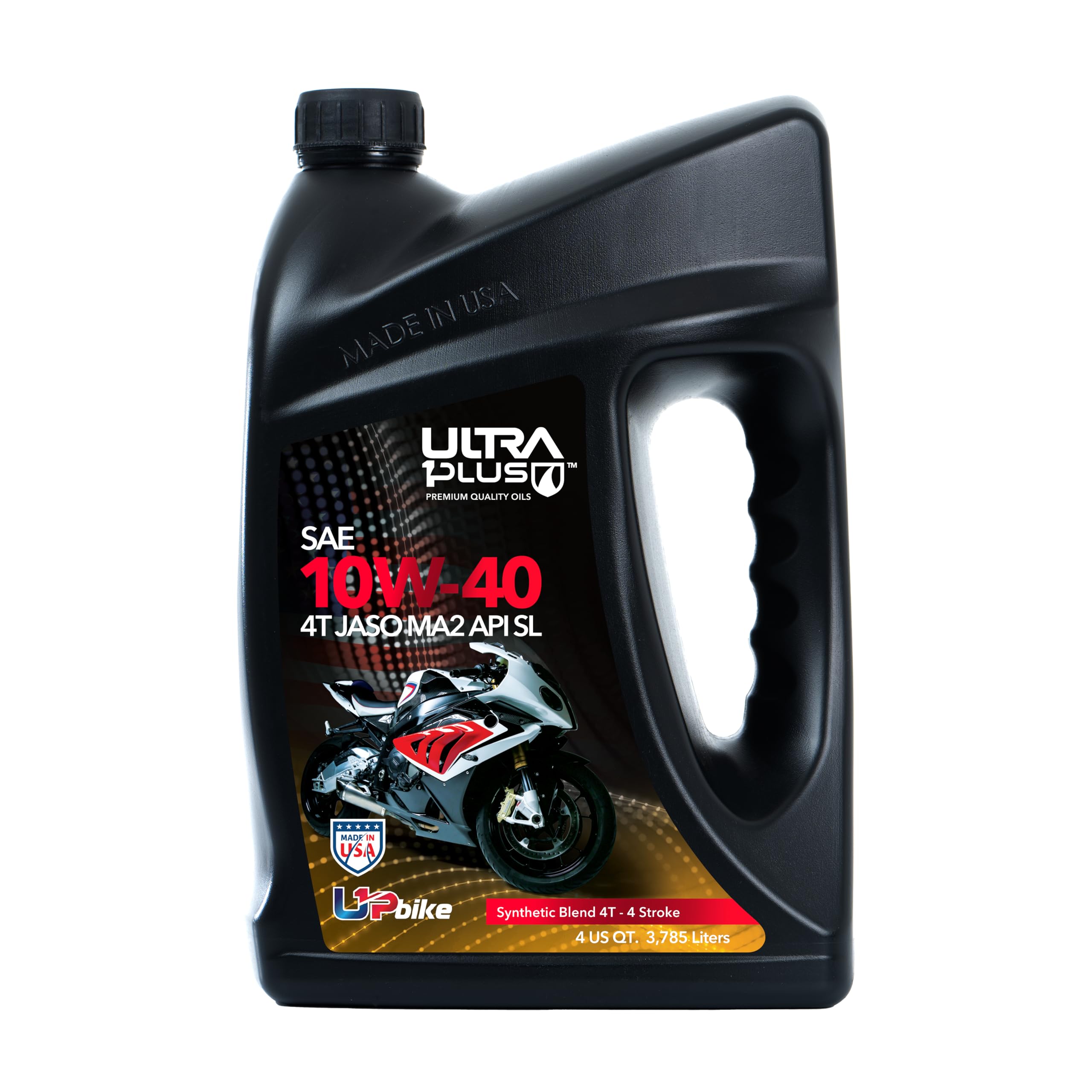 Amazon.com: ULTRA 1PLUS 4T 10W-40 Motorcycle Oil Synthetic Blend